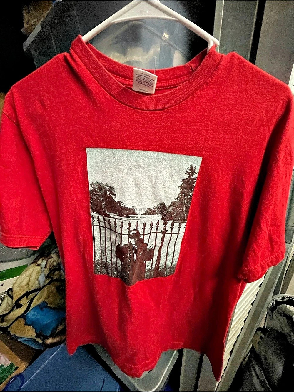 Supreme x Undercover x Public Enemy Fear of a Black Planet Tee Medium Red &